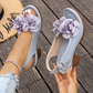 👡 60% OFF NOW! 🌸 Women's 3D Floral Peep-Toe Block Heel Sandals – Comfortable Heel, Adjustable Strap & Elegant Style 👠