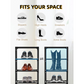 🧹 50% OFF NOW! 🚪 Slim Vertical Shoe Organizer – Narrow footprint & stackable tiers – Anti-scratch coating, perfect for tight spaces – keeps entryway tidy and clutter-free 🌿