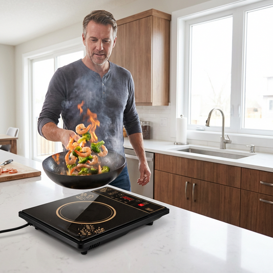 🍳 60% OFF NOW! ⚡ High-Power 2200W Induction Cooker – Touch Control, Auto Shut-Off & Child Lock 🔥