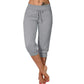 🩳 50% OFF NOW! 😴 Drawstring Waist Cropped Sweatpants for Lounging – Soft Fabric, Relaxed Fit & Comfortable ☁️