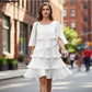 👗 60% OFF NOW! ✨ Women's Elegant Layered Ruffle Sleeve Dress – Flattering Fit, Flowy Silhouette & Charming Ruffles 🌸