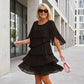👗 60% OFF NOW! ✨ Women's Elegant Layered Ruffle Sleeve Dress – Flattering Fit, Flowy Silhouette & Charming Ruffles 🌸