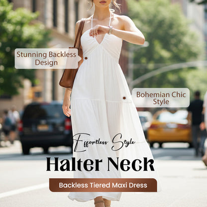 👗 60% OFF NOW! ✨ Tiered Maxi Dress with Plunging Neckline – Romantic Layers, Flowy Silhouette & Feminine Style 🌸