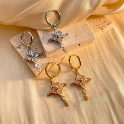 💎 50% OFF NOW! ✨ Sparkling Cross Pendant Earrings & Necklace Set – Elegant Design, Shiny Finish & Perfect for Gifting 🎁