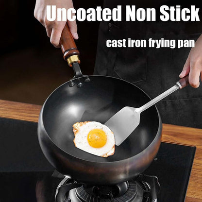 🍳 50% OFF! 🔥 Cast Iron Wok – With lid for roasting & cooking ✨