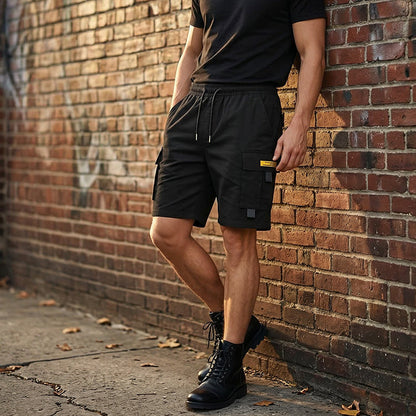 🩳 50% OFF NOW! 🌿 Men's Casual Cargo Shorts with Drawstring – Multi-Pocket Design, Reinforced Seams & Relaxed Fit for Everyday Comfort 🏕️