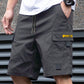 🩳 50% OFF NOW! 🌿 Men's Casual Cargo Shorts with Drawstring – Multi-Pocket Design, Reinforced Seams & Relaxed Fit for Everyday Comfort 🏕️