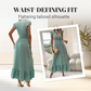 👗 50% OFF NOW! 💃 V-Neck Ruffled Waist-Defining Maxi Dress – Flattering Fit, Elegant Design & Perfect for Any Occasion 🌸