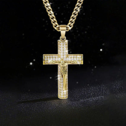 ✝️ 50% OFF NOW! 🎁 Jesus Crucifix Pendant Necklace – Classic Design, High-Quality Metal & Perfect as a Meaningful Gift 🙏