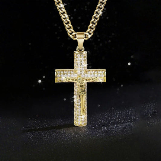 ✝️ 50% OFF NOW! 🎁 Jesus Crucifix Pendant Necklace – Classic Design, High-Quality Metal & Perfect as a Meaningful Gift 🙏