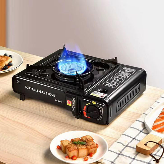 🔥 60% OFF NOW! 🏕️ Dual-Use Portable Stove – Compatible with Butane & LPG, Powerful & Perfect for Camping ⛺