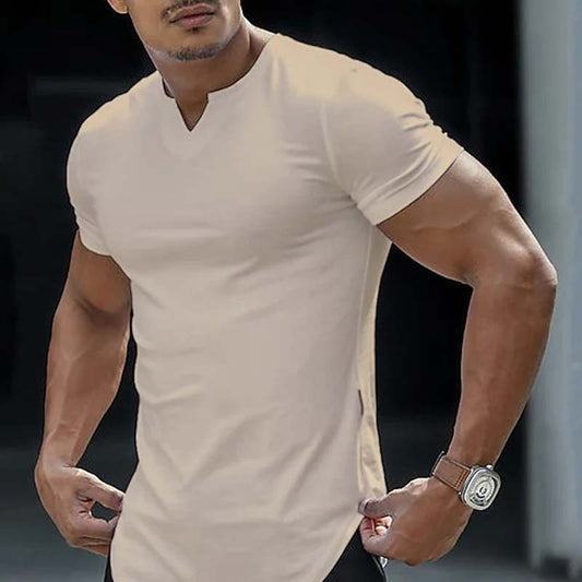 👕 50% OFF NOW! 💪 Casual Solid Color Athletic T-Shirt for Men – Breathable, stretchy & moisture-wicking – perfect for training, running or daily comfort 🏃‍♂️