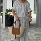 👚 50% OFF NOW! ⏳ Women's Drawstring Top & Pants 2-Piece Set – Relaxed fit & comfortable – Perfect for lounging or everyday style – soft and breathable 🌸👖