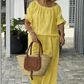 👚 50% OFF NOW! ⏳ Women's Drawstring Top & Pants 2-Piece Set – Relaxed fit & comfortable – Perfect for lounging or everyday style – soft and breathable 🌸👖