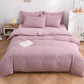 🛏️ 50% OFF NOW! ✨ Luxury Seersucker Textured Bedding 4-Piece Set – Cool, Stylish & Perfect for All Seasons 🛌