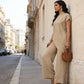 👗 50% OFF NOW! ⏰ Women's 2-Piece Set – Asymmetrical hem top & wide-leg pants – Elegant, flattering – perfect for work, brunch or special events ✨💃