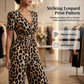 👗 50% OFF NOW! 🐆 Leopard Print V-Neck Wide-Leg Jumpsuit – Chic, Flattering Fit & Perfect for Day or Night 🌸