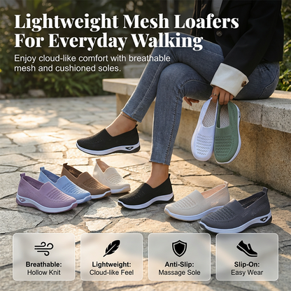 👟 50% OFF NOW! 💐 Breathable Summer Shoes – Trendy & Ultra-Light Slip-Ons – Perfect for beach, travel or casual days – airy comfort all day long 🌊