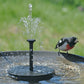 💧 50% OFF NOW! ☀️ Solar Fountain Bird Bath Pump – 1.4W Solar Panel, 4 Nozzles & Submersible for Pond, Garden & Pool 🐦
