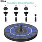 💧 50% OFF NOW! ☀️ Solar Fountain Bird Bath Pump – 1.4W Solar Panel, 4 Nozzles & Submersible for Pond, Garden & Pool 🐦