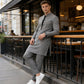 👔 60% OFF NOW! 🔥 Men's Modern Mandarin Collar Tunic & Pants Set – Elegant Design, Comfortable Fit & Perfect for Special Occasions 🎩