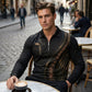 👕 50% OFF NOW! 🔥 Men's Casual Retro Long Sleeve Zip-Up Polo Shirt – Classic Style, Soft Fabric & Perfect for Daily Wear 🏠