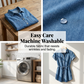 👗 50% OFF NOW! 🔥 Women's Casual Denim Shirt Dress with Drawstring Waist – Soft, breathable & adjustable – Perfect for summer, beach or casual outings – relaxed and chic 🌸