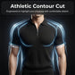 👕 50% OFF NOW! ⚡ Men's Short Sleeve Ribbed Knit Zip-Up Shirt – Soft & stretchy – Modern fit, breathable – perfect for casual days or layering under jackets 🔥