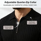 👕 50% OFF NOW! ⚡ Men's Short Sleeve Ribbed Knit Zip-Up Shirt – Soft & stretchy – Modern fit, breathable – perfect for casual days or layering under jackets 🔥