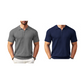 👕 50% OFF NOW! ⚡ Men's Short Sleeve Ribbed Knit Zip-Up Shirt – Soft & stretchy – Modern fit, breathable – perfect for casual days or layering under jackets 🔥