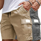 🩳 60% OFF NOW! 🔥 Men's Casual Cargo Shorts with Elastic Waist – Comfortable Fit, Multiple Pockets & Perfect for Summer Days ☀️