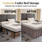 🛏️ 50% OFF NOW! 🔥 Effortless Setup Elastic Bed Skirt – Wrinkle-resistant & fitted corners – Stretches to fit most mattresses – hides under-bed clutter instantly 🧺