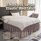 🛏️ 50% OFF NOW! 🔥 Effortless Setup Elastic Bed Skirt – Wrinkle-resistant & fitted corners – Stretches to fit most mattresses – hides under-bed clutter instantly 🧺