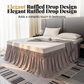 🛏️ 50% OFF NOW! 🔥 Effortless Setup Elastic Bed Skirt – Wrinkle-resistant & fitted corners – Stretches to fit most mattresses – hides under-bed clutter instantly 🧺