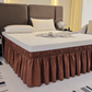 🛏️ 50% OFF NOW! 🔥 Effortless Setup Elastic Bed Skirt – Wrinkle-resistant & fitted corners – Stretches to fit most mattresses – hides under-bed clutter instantly 🧺