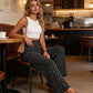 👖 50% OFF NOW! ✨ Women's Smocked High Waist Wide Leg Pants – Flattering fit & breathable fabric – Effortless style, perfect for summer or resort wear 🌸