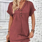👗 50% OFF NOW! ⏰ Women's Fashion V-Neck Button Dress – Timeless solid colors & soft fabric – Rolled sleeves, flattering & breathable – perfect for work, brunch or summer days 🌸