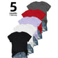 👕 55% OFF NOW! 🔥 5-Pack Versatile Solid Color T-Shirt – Soft Cotton, Breathable & Perfect for Daily Wear 👚