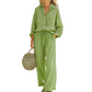 👚 40% OFF NOW! 🌸 Women's Chic Faux-Linen Two-Piece Outfit – Breathable, Effortless Style & Perfect for Summer Days ☀️