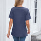 👚 50% OFF NOW! 🌸 Women's V-Neck Short Sleeve Casual T-Shirt – Breathable, Lightweight & Perfect for a Relaxed Summer Look ☀️