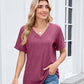 👚 50% OFF NOW! 🌸 Women's V-Neck Short Sleeve Casual T-Shirt – Breathable, Lightweight & Perfect for a Relaxed Summer Look ☀️