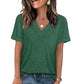 👚 50% OFF NOW! 🌸 Women's V-Neck Short Sleeve Casual T-Shirt – Breathable, Lightweight & Perfect for a Relaxed Summer Look ☀️