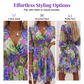 👗 50% OFF NOW! 🌸 Women's Floral V-Neck Ruffle Hem A-Line Dress – Lightweight & flowy – Perfect for summer parties, beach or brunch – romantic and breezy 💃