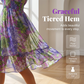 👗 50% OFF NOW! 🌸 Women's Floral V-Neck Ruffle Hem A-Line Dress – Lightweight & flowy – Perfect for summer parties, beach or brunch – romantic and breezy 💃