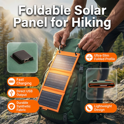 🔋 50% OFF NOW! ☀️ Portable Solar Panel with USB Charging – Foldable, Weatherproof & Perfect for Camping & Outdoor Adventures 🏕️