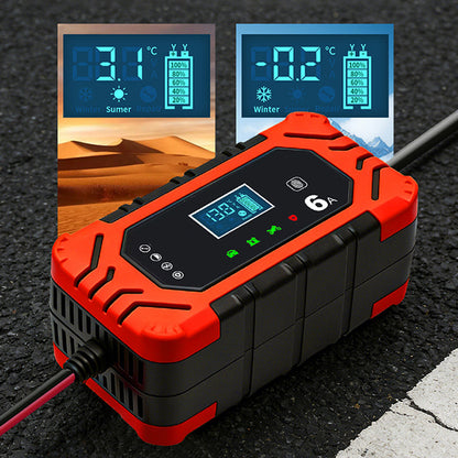 🔋 50% OFF NOW! 🚗 Intelligent Battery Charger for Car & Motorcycle – Auto shut-off, spark-proof & compatible with lead-acid or lithium batteries – safe for long-term maintenance 🏍️