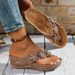 👡 50% OFF NOW! 🌸 Women's Floral Wedge Thong Sandals – Comfortable, Lightweight & Perfect for Beach or Casual Summer Days ☀️