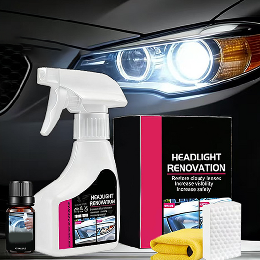 🚗 50% OFF NOW! 💡 Professional Car Headlight Repair & Polishing Kit – Removes Yellowing, Restores Clarity & Easy Application ✨