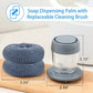 🧽 50% OFF NOW! 🍽️ Kitchen Soap Press Dispensing Palm Brush – Built-In Soap Dispenser, Ergonomic Grip & Perfect for Dishes & Pans 🧼