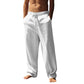 👖 50% OFF NOW! 🏠 Men's Casual Drawstring Pants with Pockets – Relaxed Fit, Soft Fabric & Perfect for Lounging or Daily Wear 🌿